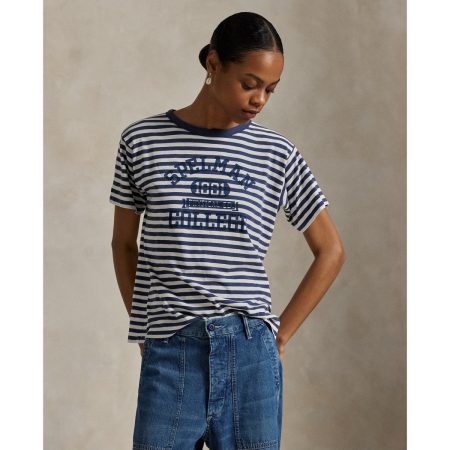 Ralph Lauren The Spelman College Striped Jersey Tee