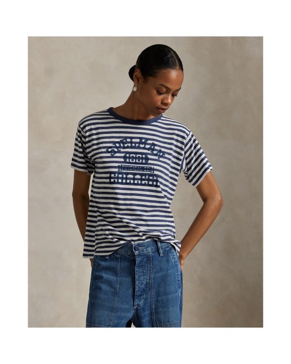 Ralph Lauren The Spelman College Striped Jersey Tee