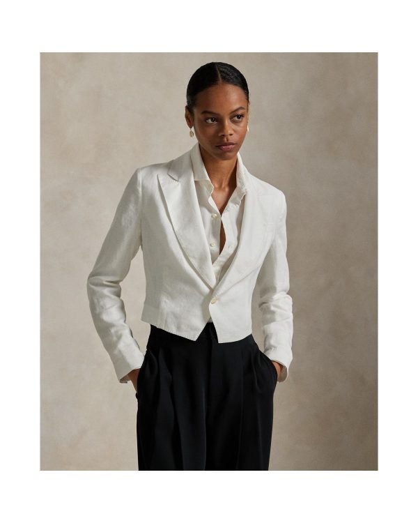 Ralph Lauren The Spelman College Cropped Linen Blazer