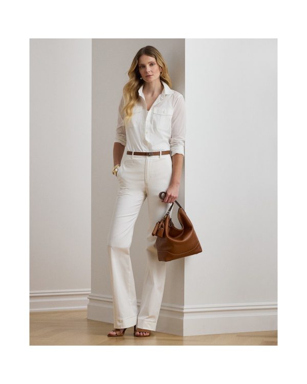 Ralph Lauren Stretch Cotton Chino Flare Pant
