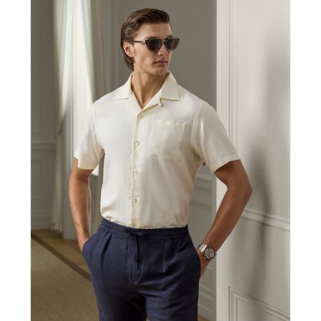 Polo Ralph Lauren Silk Linen Camp Shirt