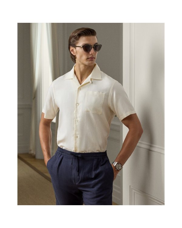 Polo Ralph Lauren Silk Linen Camp Shirt