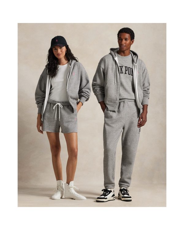 Ralph Lauren Pink Pony Fleece Full-Zip Hoodie