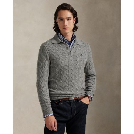 Polo Ralph Lauren Cable Knit Wool Cashmere Sweater
