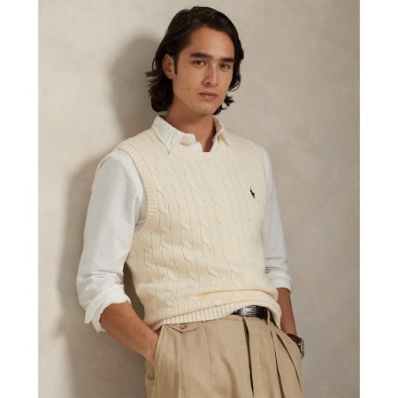 Polo Ralph Lauren Cable-Knit Cotton Sweater Vest