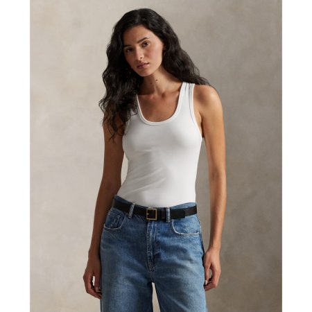 Ralph Lauren Scoopneck Sleeveless Bodysuit