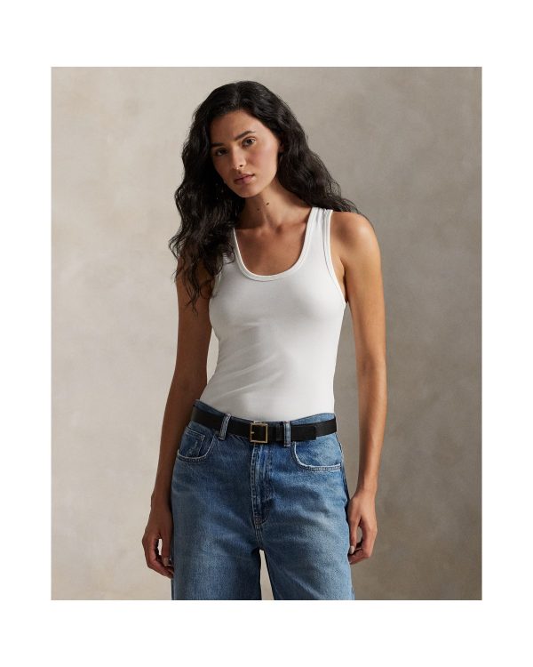 Ralph Lauren Scoopneck Sleeveless Bodysuit