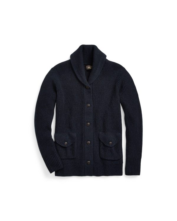 Ralph Lauren Cashmere Shawl Collar Cardigan