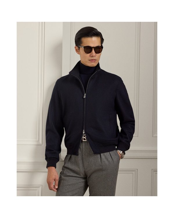 Polo Ralph Lauren Felton Cashmere-Blend Flight Jacket
