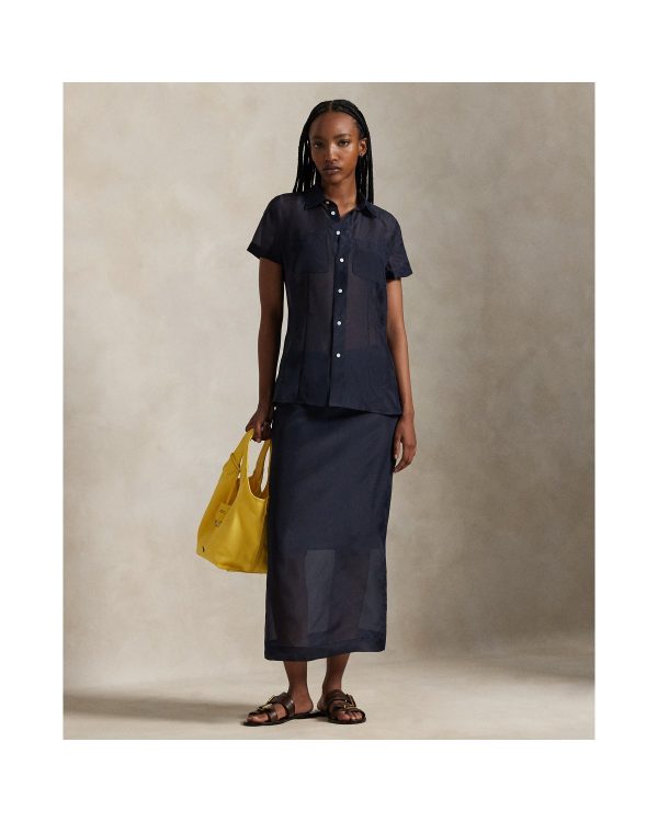 Ralph Lauren Silk Organza Skirt