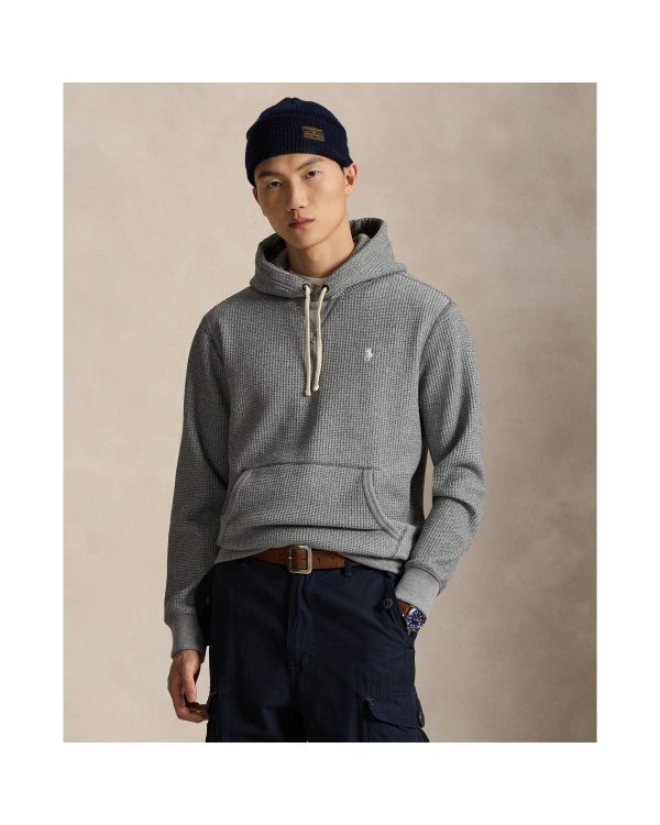 Polo Ralph Lauren Waffle-Knit Fleece Hoodie