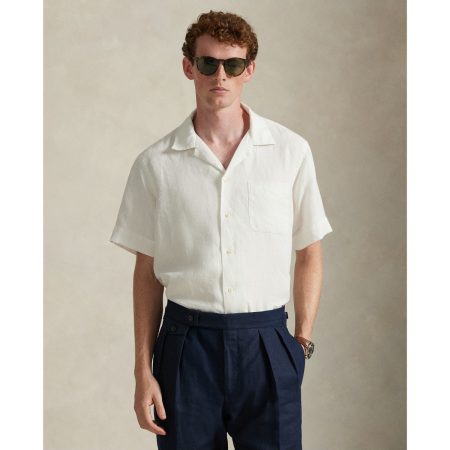 Polo Ralph Lauren Classic Fit Slub Linen Camp Shirt