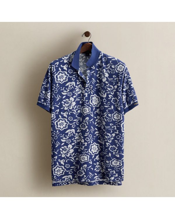 Polo Ralph Lauren 1997 Floral-Print Polo Shirt - Size L