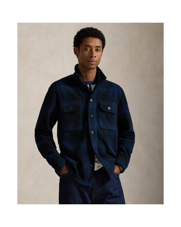 Polo Ralph Lauren Plaid Pile Fleece Overshirt