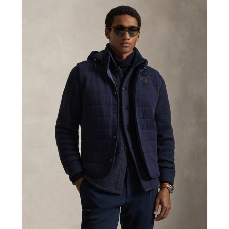 Polo Ralph Lauren Quilted Jersey Hooded Vest