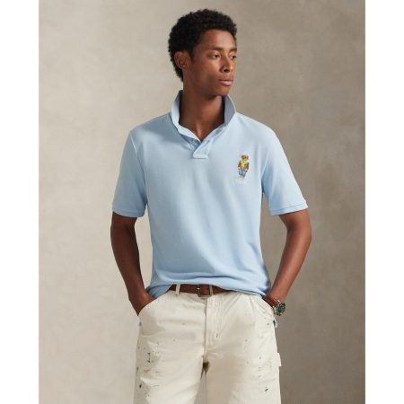 Polo Ralph Lauren Classic Fit Polo Bear Mesh Polo Shirt