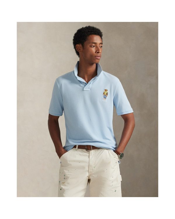 Polo Ralph Lauren Classic Fit Polo Bear Mesh Polo Shirt