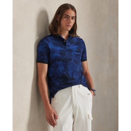 Polo Ralph Lauren Classic Fit Camo Print Mesh Polo Shirt