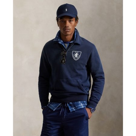 Polo Ralph Lauren Embroidered Quarter-Zip Sweatshirt