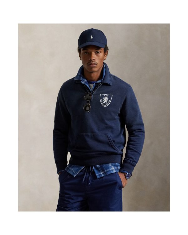 Polo Ralph Lauren Embroidered Quarter-Zip Sweatshirt