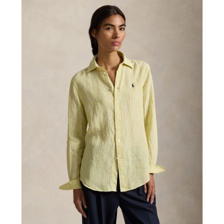 Ralph Lauren Classic Fit Striped Linen Shirt