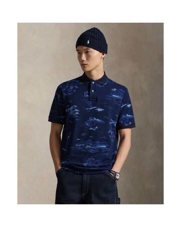 Polo Ralph Lauren Classic Fit Polo Bear Mesh Polo Shirt