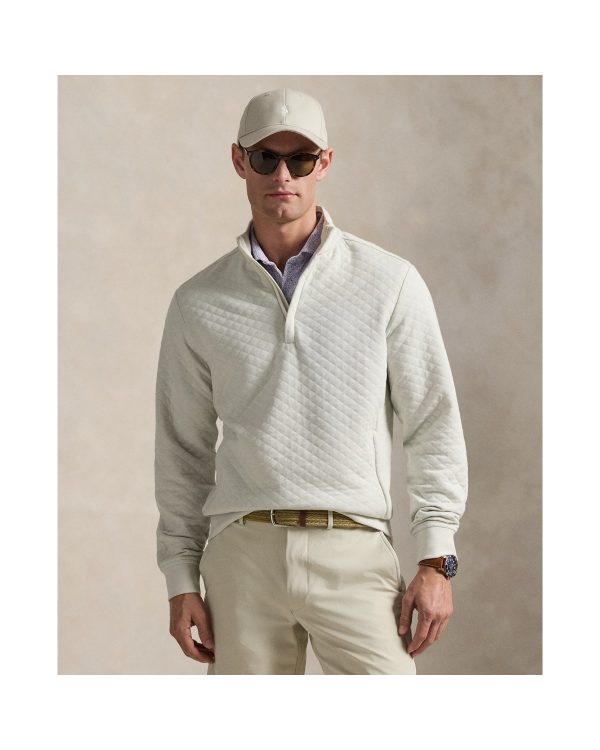 Polo Ralph Lauren Quilted Double-Knit Half-Zip Pullover