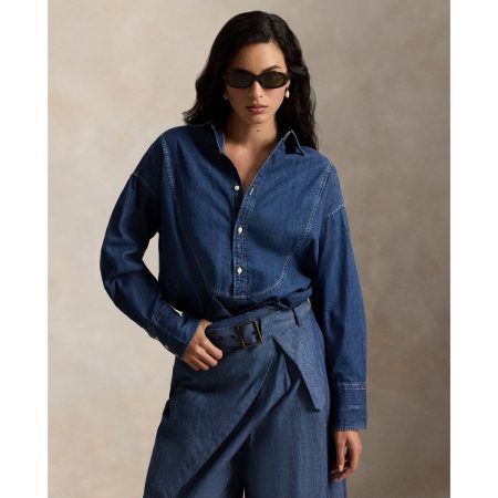 Ralph Lauren Denim Tuxedo Shirt