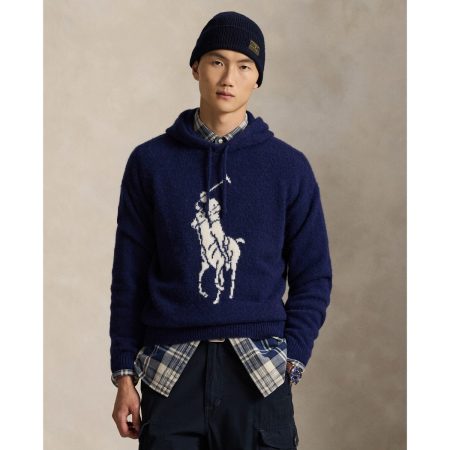 Polo Ralph Lauren Big Pony Wool-Blend Hooded Sweater