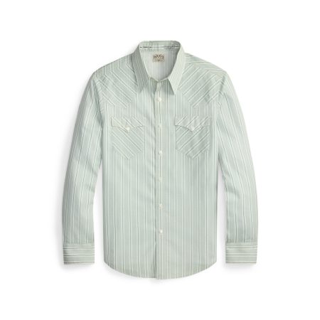 Polo Ralph Lauren Slim Fit Stripe-Print Western Shirt