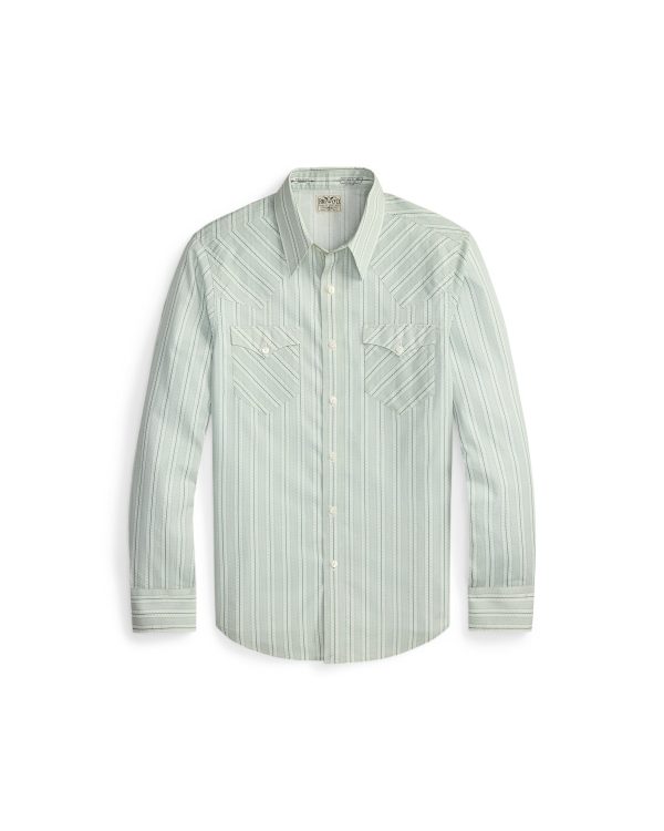 Polo Ralph Lauren Slim Fit Stripe-Print Western Shirt