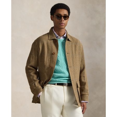 Polo Ralph Lauren Glen Plaid Linen-Blend Jacket