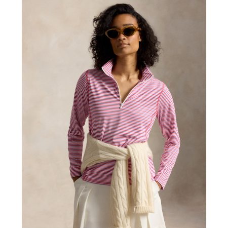 Ralph Lauren Striped Performance Quarter-Zip