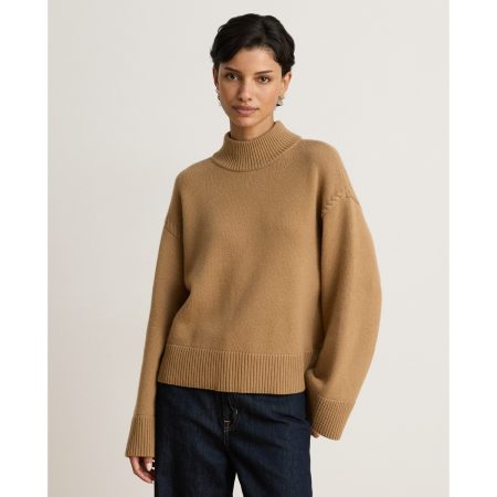 Ralph Lauren Wool-Blend Mockneck Sweater