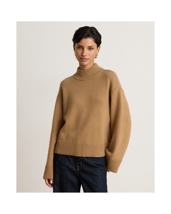 Ralph Lauren Wool-Blend Mockneck Sweater