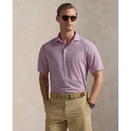 Polo Ralph Lauren Classic Fit Geometric Jersey Polo Shirt