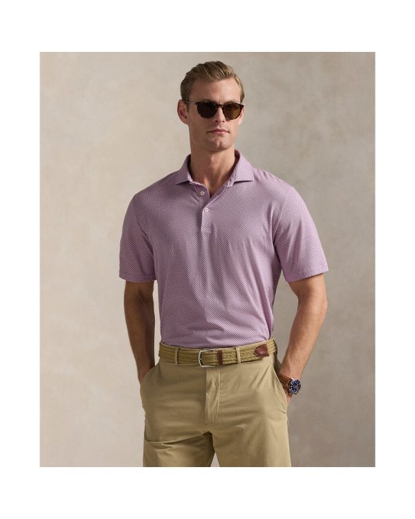 Polo Ralph Lauren Classic Fit Geometric Jersey Polo Shirt