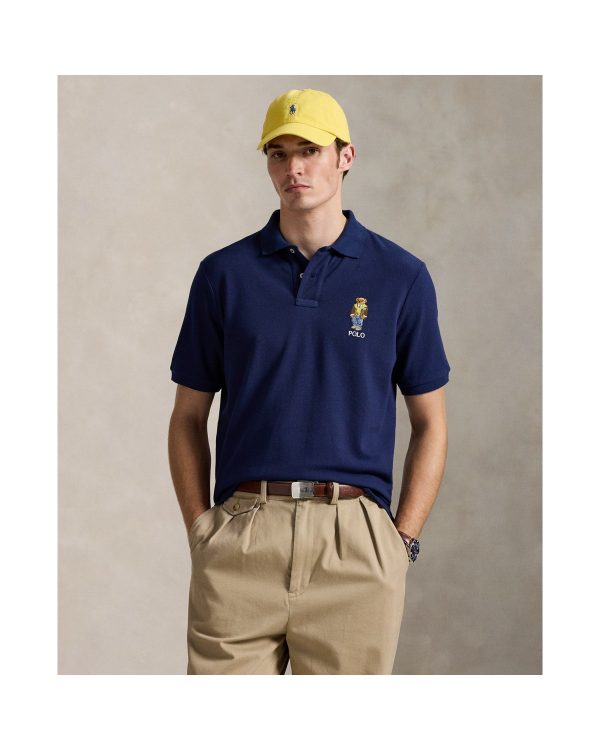 Polo Ralph Lauren Classic Fit Polo Bear Mesh Polo Shirt