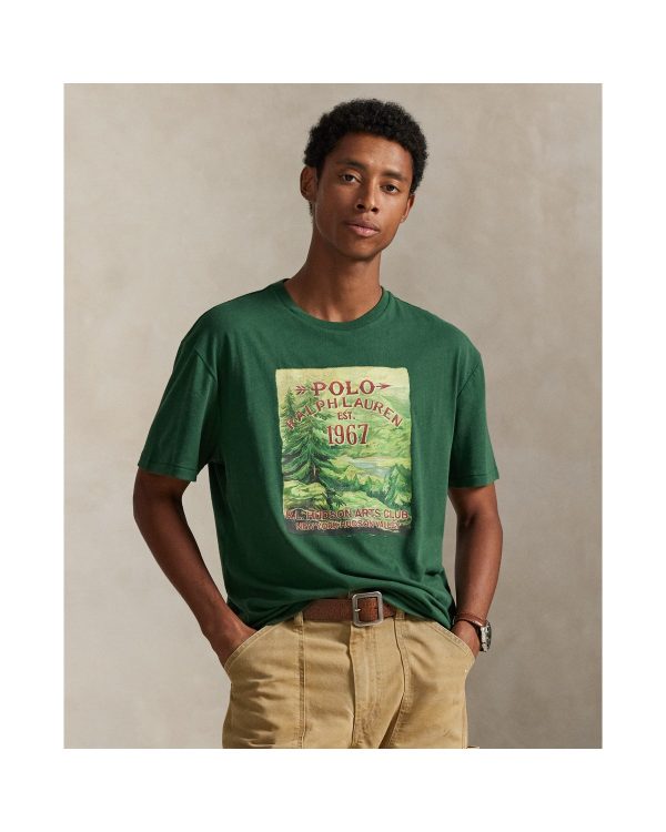 Polo Ralph Lauren Classic Fit Jersey Graphic T-Shirt