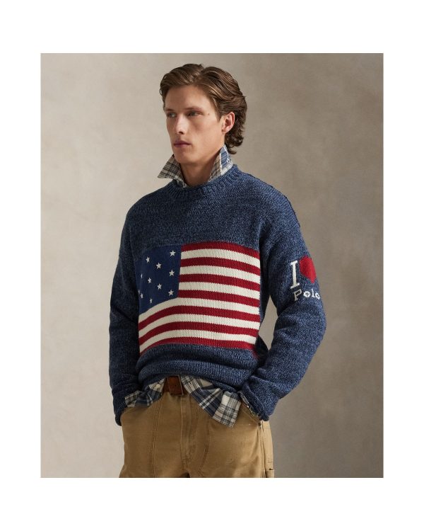 Polo Ralph Lauren The I Heart Polo Flag Sweater