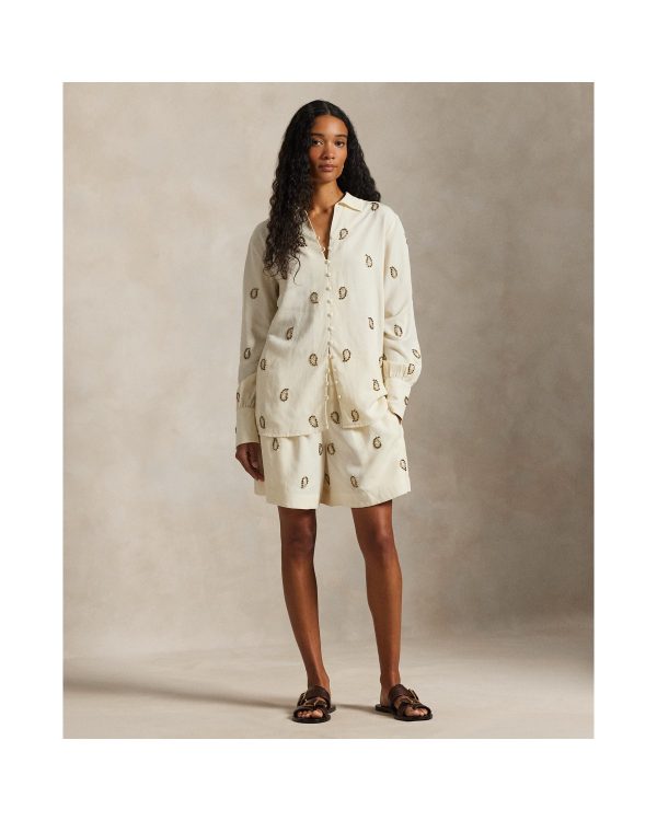 Ralph Lauren Beaded Paisley Short