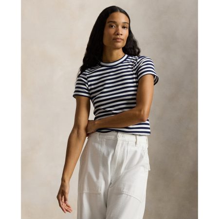 Ralph Lauren Slim Fit Striped Stretch Cotton Tee
