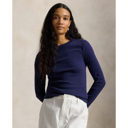 Ralph Lauren Slim Fit Stretch Cotton Long Sleeve Tee