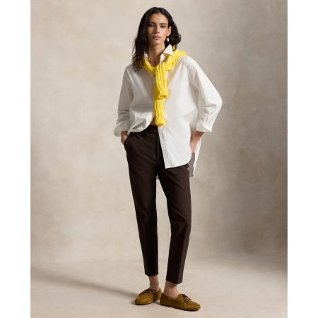 Ralph Lauren Stretch Cotton Blend Slim Pant