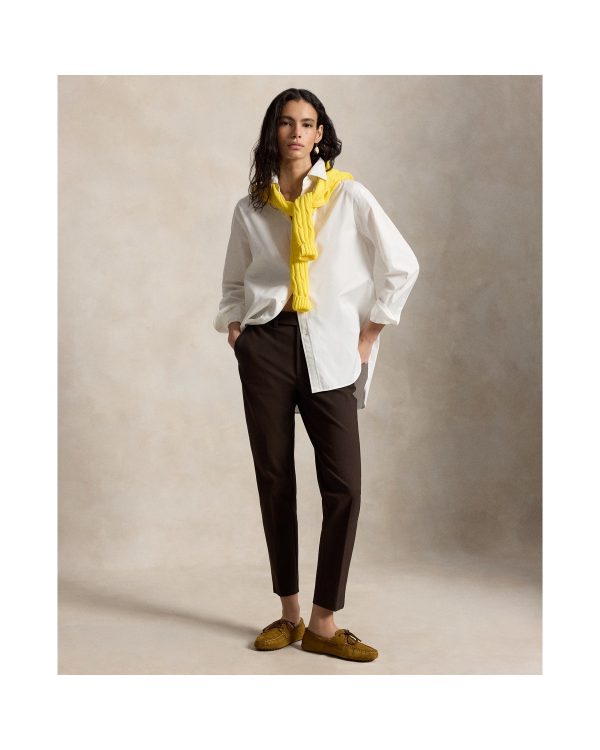 Ralph Lauren Stretch Cotton Blend Slim Pant