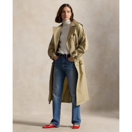Ralph Lauren Cotton-Blend Trench Coat