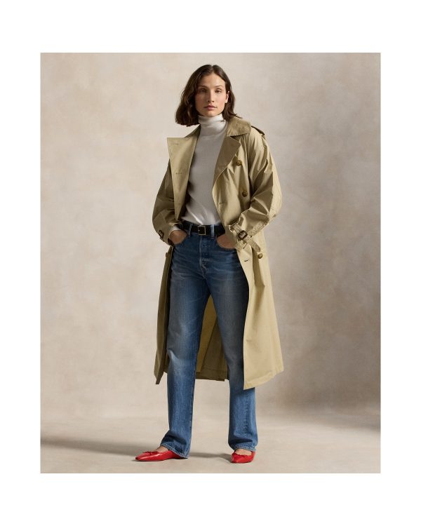 Ralph Lauren Cotton-Blend Trench Coat
