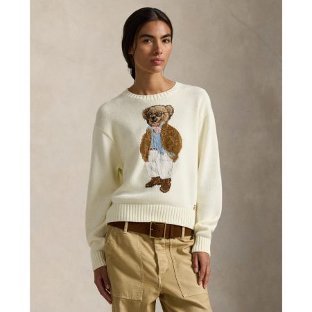 Ralph Lauren Polo Bear Cotton Crewneck Sweater
