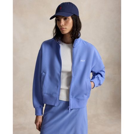 Ralph Lauren Double-Knit Full-Zip Sweatshirt