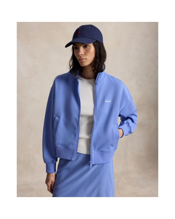 Ralph Lauren Double-Knit Full-Zip Sweatshirt